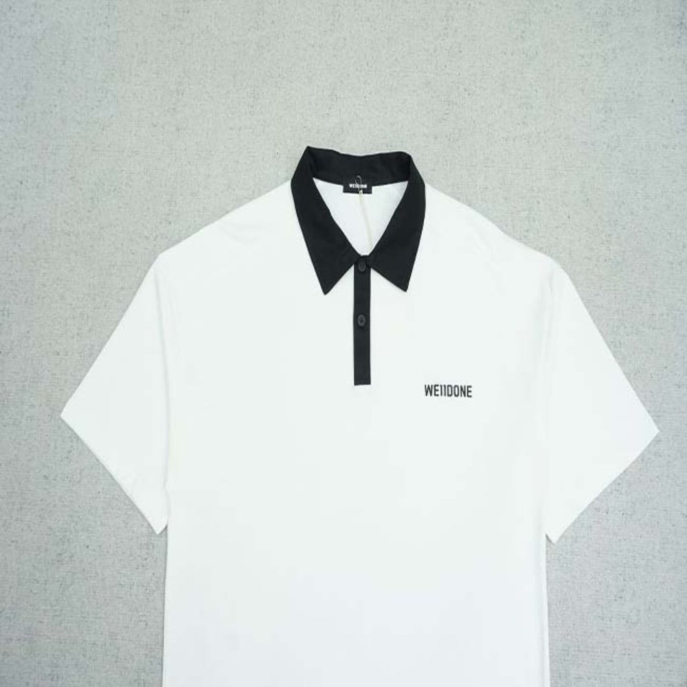 Welldone Solid Classic White Polo - image 5